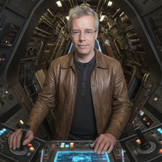 J. R. Tarson in spaceship